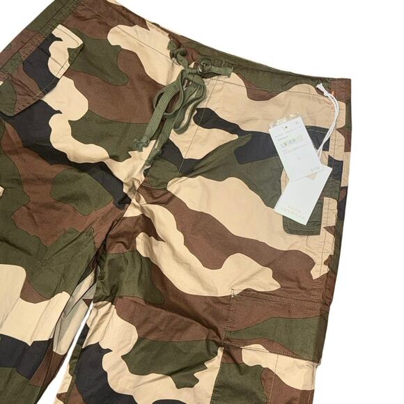 Good American Women’s Camo Parachute Pants Size Small NWT Adjustable Cargo - Picture 15 of 16